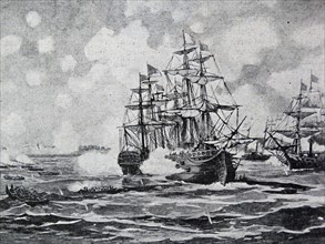 The Bombardment of Messina in September 1848