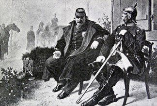 Emperor Napoleon III and Count Otto von Bismarck