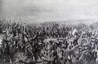 King William of Prussia during the Battle of Königgrätz