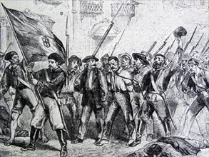 Scene from the Sicilian revolution of 1848