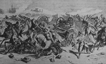 a scene from the Battle of Skalitz