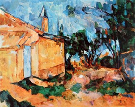 Le Cabanon de Jourdan 1906 by Paul Cézanne