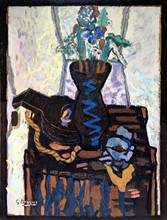 Still Life with flowers in a vase 1948 by Georges Braque