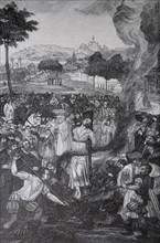 THE BURNING OF JOHN HUSS BY THE COUNCIL OF CONSTANCE