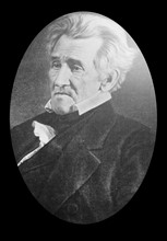 Andrew Jackson. This Daguerreotype was made at the Hermitage