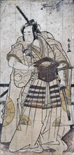 Woodcut illustration shows Onoe Matsusuke
