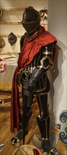 Suit of armour worn by an actor in a Shakespearean play