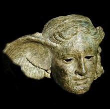 Bronze head of Hypnos