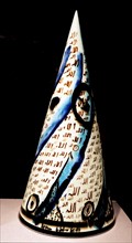 Glazed pottery cones from Tunisia