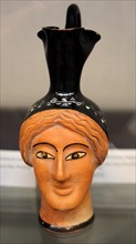 Oinochoe in the form of a woman's head