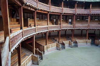 Interior of the Globe Theatre London