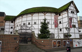 View of the Globe Theatre London