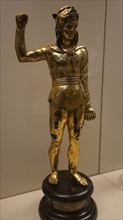 Gilded copper figure of Hercules