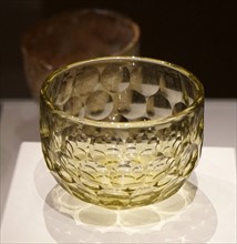 Cut glass bowls made by Japanese artist