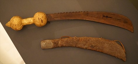 Swords used by Akan society chiefs