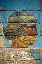 Glazed brick relief panel 6th century BC Susa