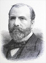 Engraved portrait of Dr. Dyce Duckworth M.D.