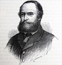 Engraved portrait of Robert Henry Thurston