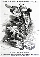 Political satire depicting William Ewart Gladstone
