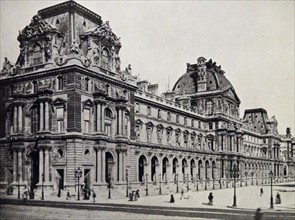 The exterior of The Louvre Palace