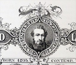 Engraved portrait of Edward Bulwer-Lytton