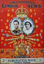 Cover for the coronation of Queen Elizabeth and King george VI of England