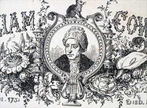 Engraved portrait of William Cowper