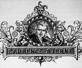 Engraved portrait of Laurence Sterne