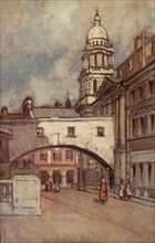 Colour sketch of the Admiralty Bridge