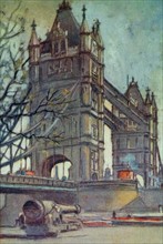 Colour sketch of The Tower Bridge