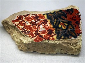 Earthenware lustre painted tiles from Iraq