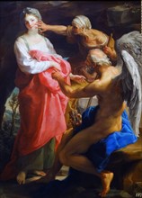 Time orders Old Age to Destroy Beauty' by Pompeo Girolamo Batoni