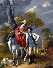 Mr and Mrs Thomas Coltman' by Joseph Wright of Derby