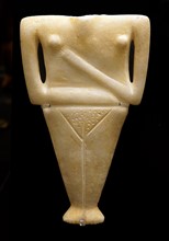 Cycladic marble figurine of a woman