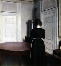 Interior' by Vilhelm Hammershøi