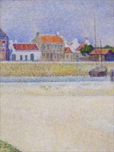 Seurat, The Channel of Gravelines, Grand Fort-Philippe (detail)