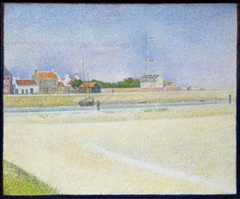 The Channel of Gravelines Grand Fort-Philippe' by Georges-Pierre Seurat