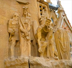 Exterior of the Basílica i Temple Expiatori de la Sagrada Família