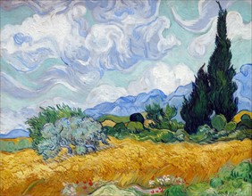 Van Gogh, Wheat Field With Cypresses