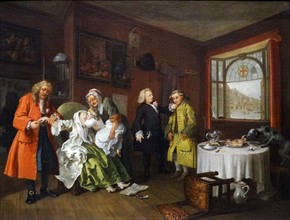 Marriage à-la-mode: 6. The Lady's Death' by William Hogarth