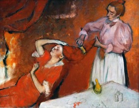 Degas, La Coiffure