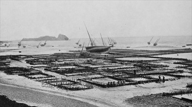 View of the Oyster Beds at Cancale