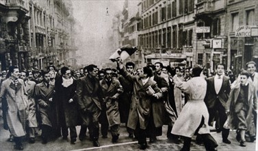 students rioting against Gian Galeazzo Ciano
