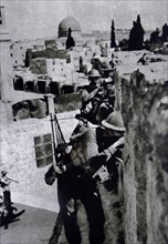 British troops in Jerusalem