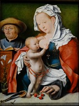 The Holy Family' by Joos van Cleve
