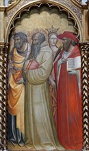 The ascension of St. john the evangelist with Saints