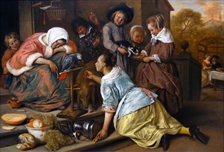 The Effects of Intemperance' by Jan Steen