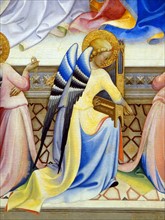 Detail from the 'The Coronation of the Virgin with Adoring Saints' by Lorenzo Monaco