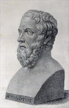 A bust of Herodotus