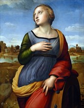 Saint Catherine of Alexandria' by Raffaello Sanzio da Urbino